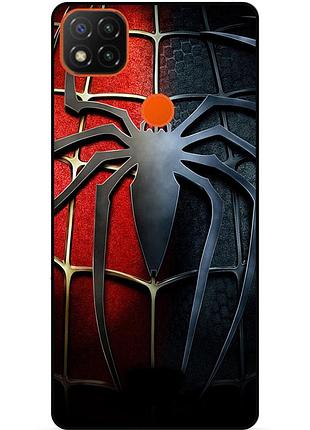 Силіконовий чохол бампер для xiaomi redmi 9c з малюнком людина-павук spider man