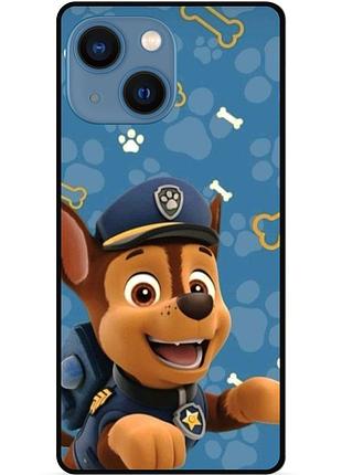 Силіконовий чохол бампер для iphone 15 з малюнком щенячий патруль