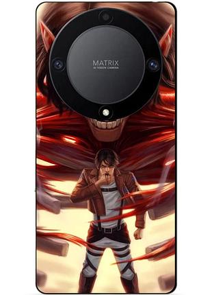 Чехол силиконовый бампер для huawei honor magic 6 lite с рисунком attack on titan атака титанов