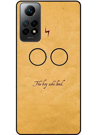 Силиконовый бампер чехол для xiaomi poco x4 pro 5g с рисунком гарри поттер harry potter очки