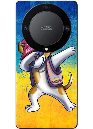 Силіконовий чохол бампер для huawei honor magic 6 lite з малюнком пес патрон калуш kalush