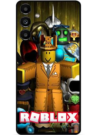 Силиконовый чехол для samsung m52 с рисунком roblox роблокс