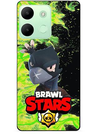 Силіконовий бампер чохол для infinix smart 7 hd з героєм бравл ворон