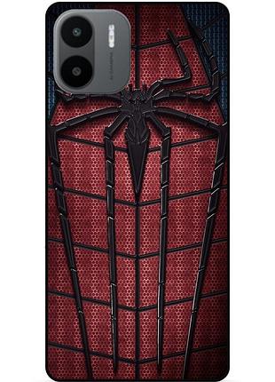 Силиконовый бампер чехол для xiaomi redmi a2 с картинкой человек паук spider man