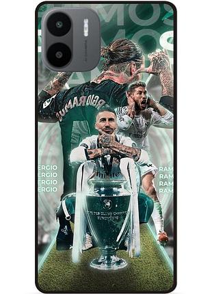 Силіконовий чохол бампер для xiaomi redmi a2 з малюнком серхио рамос sergio ramos