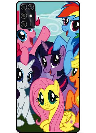 Силіконовий бампер чохол для zte blade v2020 smart з малюнком мій маленький поні my little pony