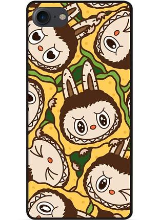 Силіконовий бампер чохол для iphone 8 з малюнком лабубу labubu