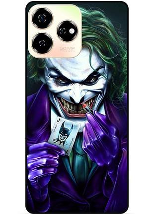 Силіконовий бампер чохол для zte nubia v60 з малюнком joker джокер
