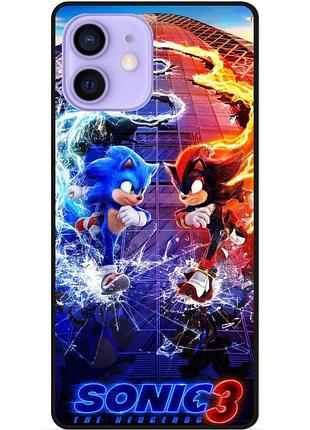 Силіконовий бампер чохол для iphone 11 з малюнком соник sonik