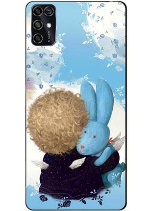 Чехол силиконовый бампер для zte blade v2020 smart с рисунком любимый зайка гапчинская
