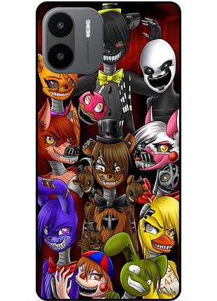 Силиконовый бампер чехол для xiaomi redmi a2 с рисунком freddy аниматроники фредди
