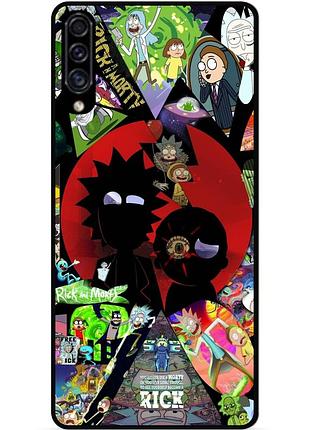 Силіконовий чохол бампер для samsung a10s з малюнком rick and morty рік і морті