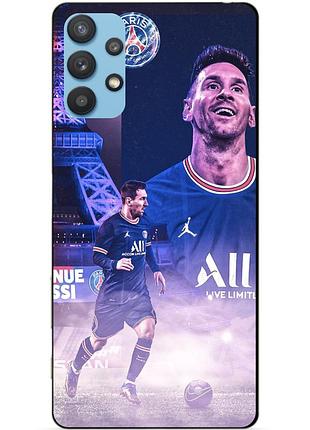 Силіконовий чохол бампер для samsung a32 з малюнком messi psg мессі