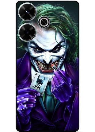 Силіконовий бампер чохол для xiaomi redmi 13 з малюнком joker джокер