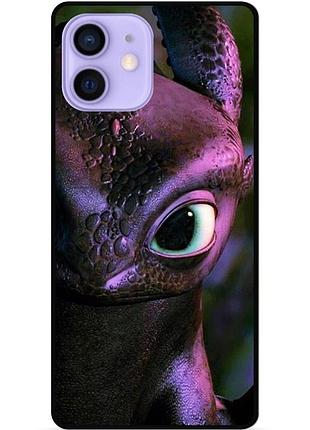 Силиконовый чехол для iphone 12 с картинкой как приручить дракона dragon