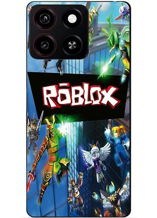 Силіконовий чохол бампер для zte blade a35 з картинкою roblox роблокс