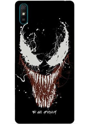 Силіконовий чохол бампер для xiaomi redmi 9a з малюнком веном venom