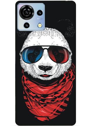 Чехол силиконовый бампер для zte blade v50 vita с рисунком панда