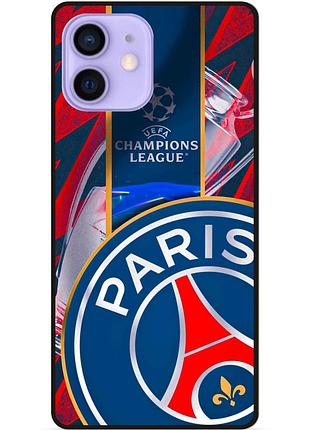 Чехол силиконовый бампер для iphone 11 с рисунком псж psg
