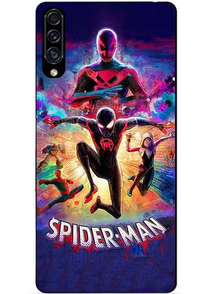 Силіконовий чохол бампер для samsung a02 spider man людина-павук