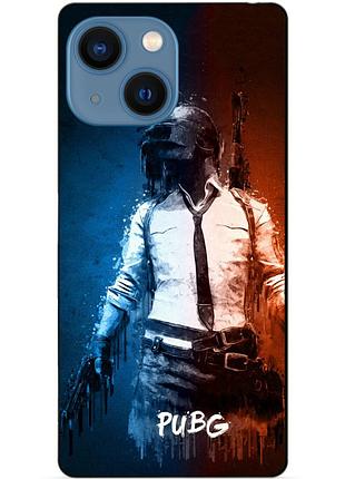 Силіконовий чохол бампер для iphone 14 з малюнком pubg пабг