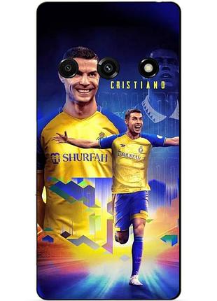 Чехол силиконовый бампер для xiaomi redmi a3 с рисунком роналдо аль наср ronaldo