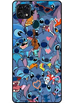Силіконовий бампер чохол для zte blade 20 smart стіч stitch