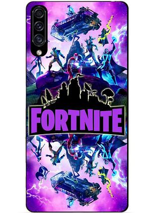 Силиконовый бампер чехол для samsung m20 с рисунком fortnite marvel фортнайт марвел