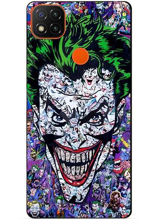Силіконовий чохол бампер для xiaomi redmi 9c з малюнком джокер joker