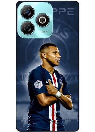 Чехол силиконовый бампер для zte blade a75 с рисунком мбаппе псж mbappe