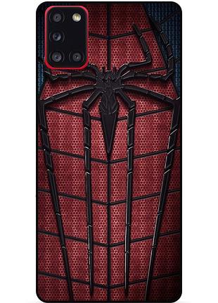 Силіконовий чохол бампер для samsung m31 з картинкою людина-павук spider man