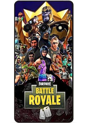 Силіконовий чохол бампер для xiaomi redmi a3 з малюнком фортнайт fortnite
