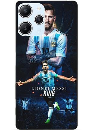 Силіконовий чохол бампер для xiaomi redmi 12 з малюнком messi or мессі