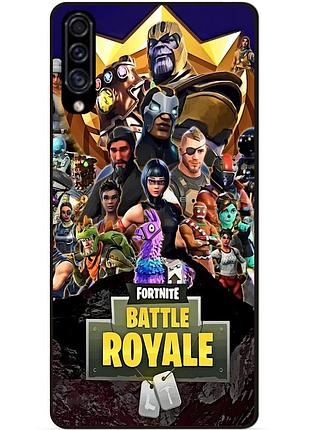 Силіконовий чохол бампер для samsung a10 з малюнком фортнайт fortnite
