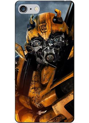 Силіконовий чохол бампер для iphone 6 plus з малюнком бамблбі bumblebee трансформери