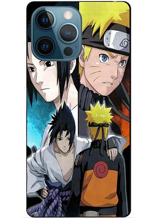 Силиконовый чехол бампер для iphone 13 pro с рисунком наруто узумаки naruto
