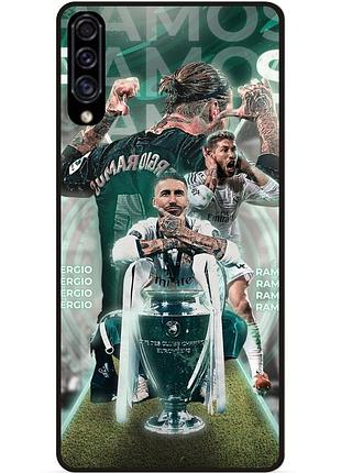 Чехол силиконовый бампер для samsung m20 с рисунком серхио рамос sergio ramos