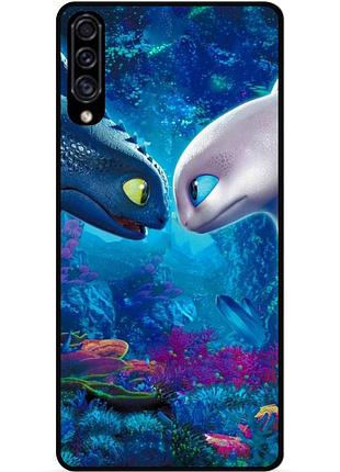 Силіконовий чохол бампер для samsung m11 з малюнком как приручить дракона