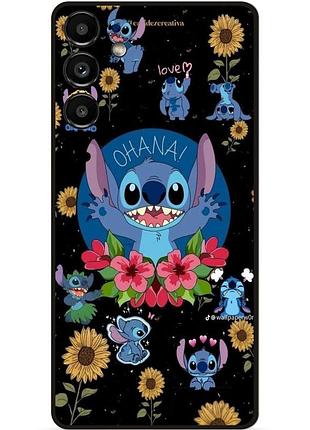 Силіконовий бампер чохол для samsung a14 з картинкою стіч stitch