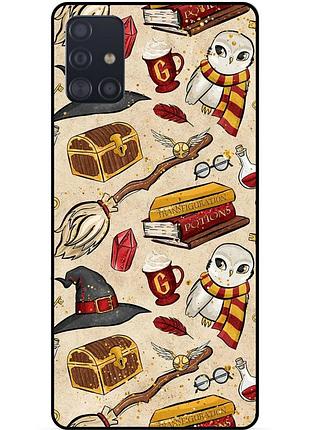 Чехол силиконовый бампер для samsung m51 с картинкой gryffindor гриффиндор гарри поттер harry potter