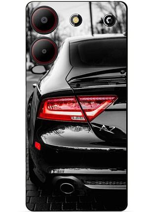 Чехол силиконовый бампер для zte blade a54 с рисунком audi ауди машина авто