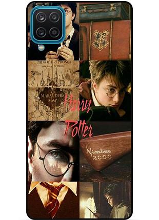 Силиконовый бампер чехол для samsung m12 с рисунком гарри поттер harry potter