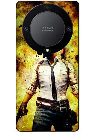 Силіконовий чохол бампер для huawei honor magic 6 lite з малюнком пабг pubg