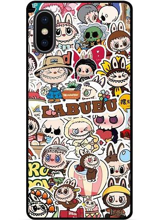 Силіконовий бампер чохол для iphone xr з малюнком лабубу labubu