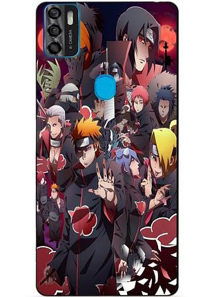 Силіконовий чохол бампер для zte blade a7s з малюнком наруто naruto аніме