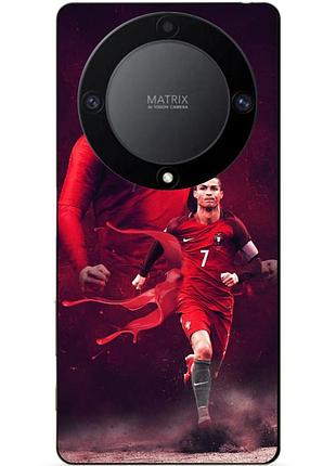 Чехол силиконовый бампер для huawei honor magic 6 lite с рисунком ronaldo португалия роналдо