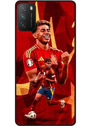Силіконовий чохол бампер для xiaomi poco m3 з малюнком lamine yamal ламин ямаль