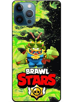 Силиконовый чехол с героем бравл старс brawl stars для xiaomi samsung motorola iphone zte oppo realme nokia клэнси 2