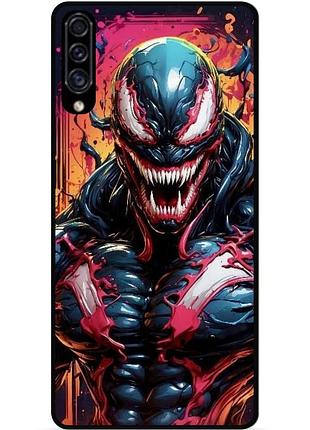 Силіконовий бампер чохол для samsung m20 з малюнком веном marvel venom