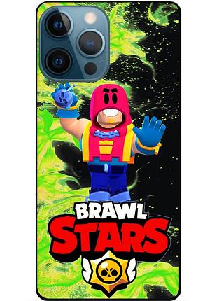 Силиконовый чехол с героем бравл старс brawl stars для xiaomi samsung motorola iphone zte oppo realme nokia гром 2